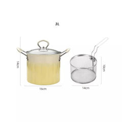 3L Deep Frying Pot