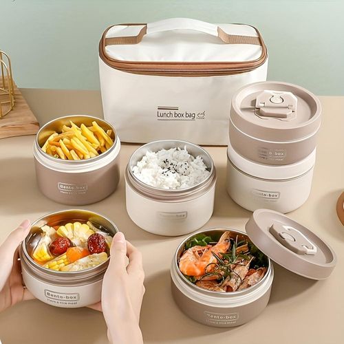 4-Piece Insulated Lunch Box Set