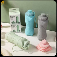 Silicone Folding Water Bottle | Collapsible & Portable – ED Home