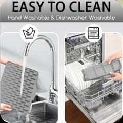 Slope Drain Mat | Premium Silicone Dish Drying Mat – ED Home